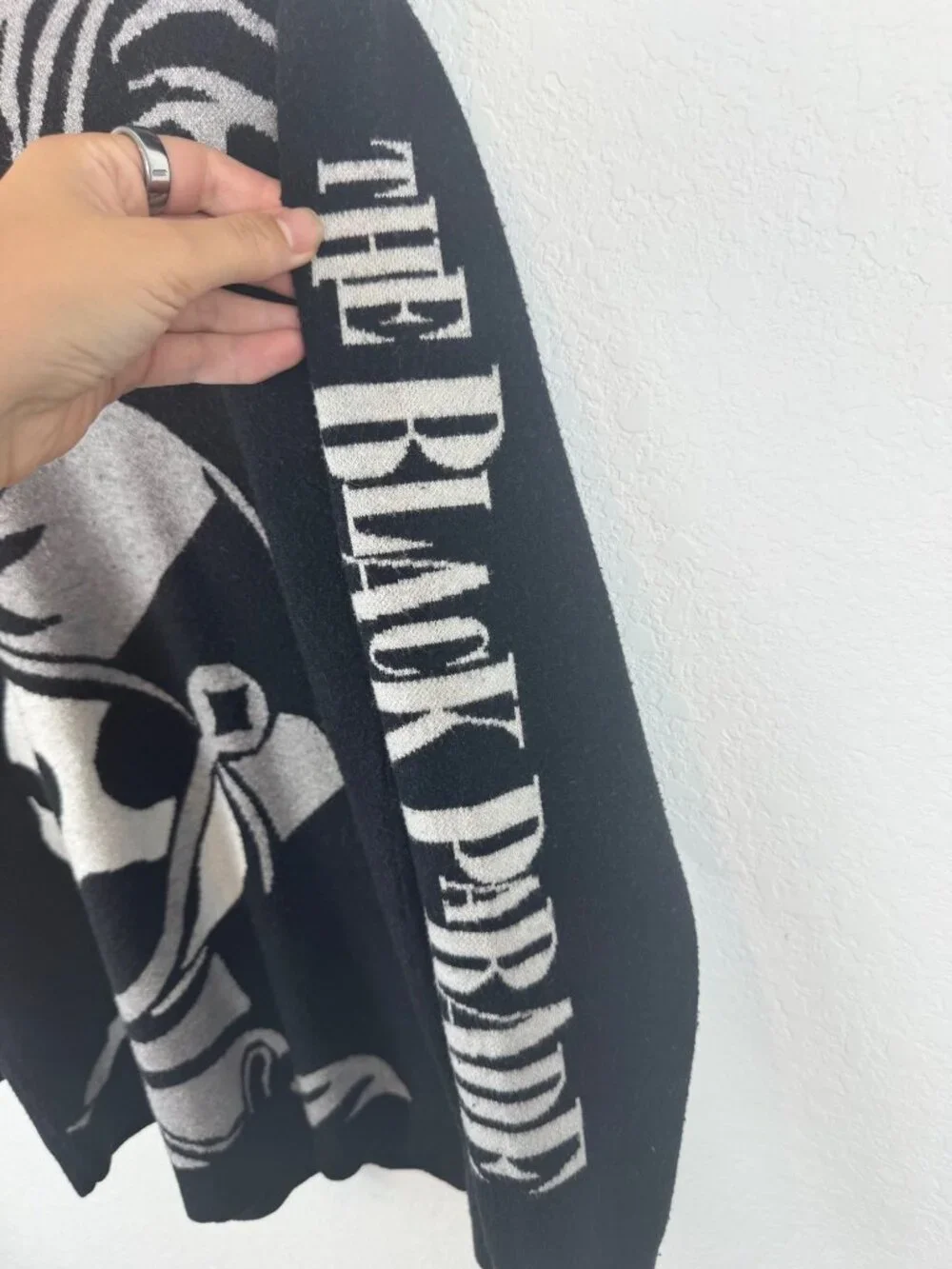 My Chemical Romance The Black Parade Skeleton Knit Sweater Small Emo Rock